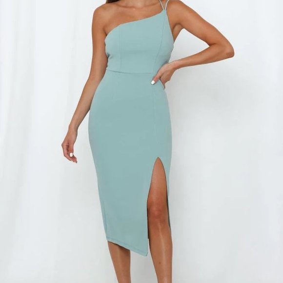 Hello Molly Taking it Back Dress Sage - Picture 2 of 3